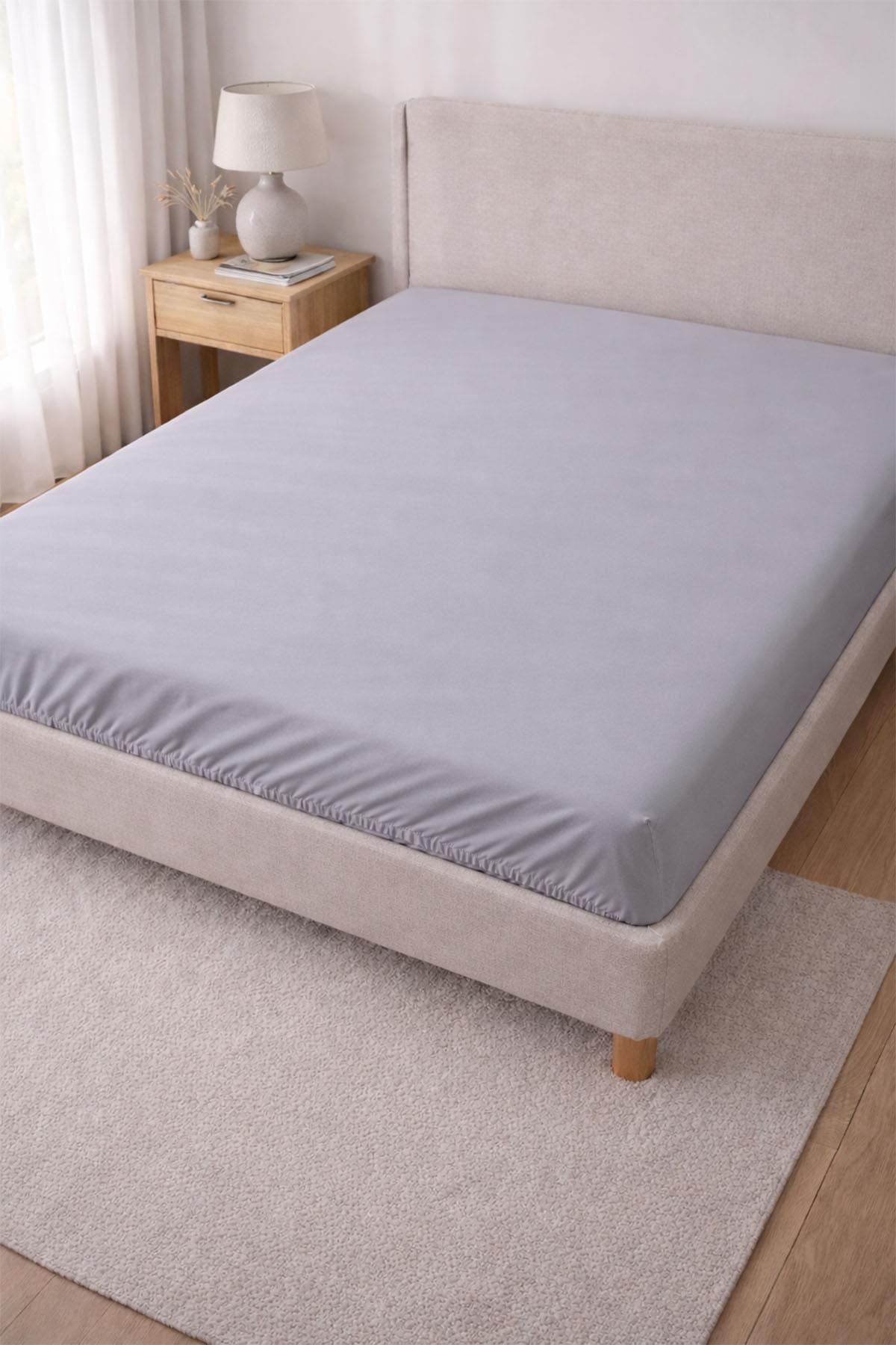 Basic Cotton Satin Single Fitted Sheet (100 x 200 cm)