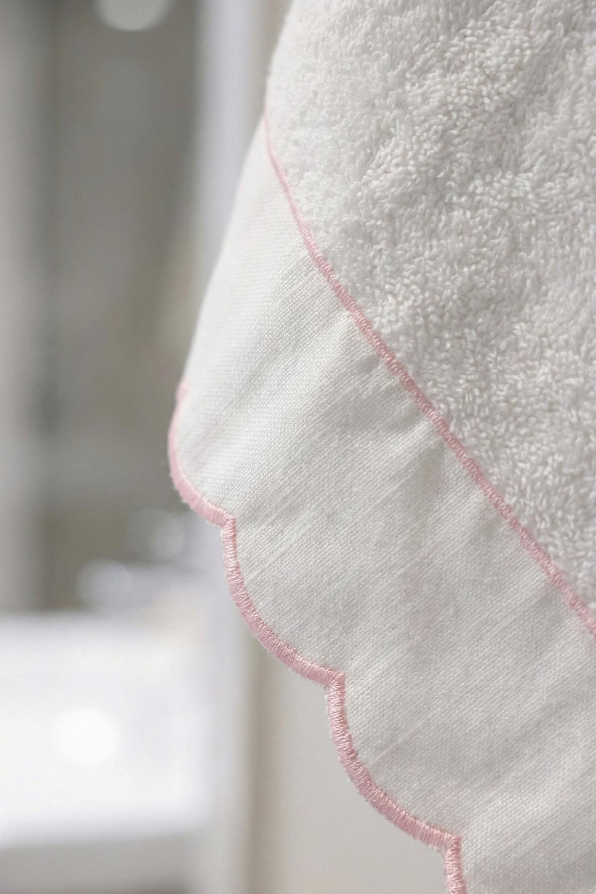Elora Striped Embroidered Hand Towel (30 x 50 cm)