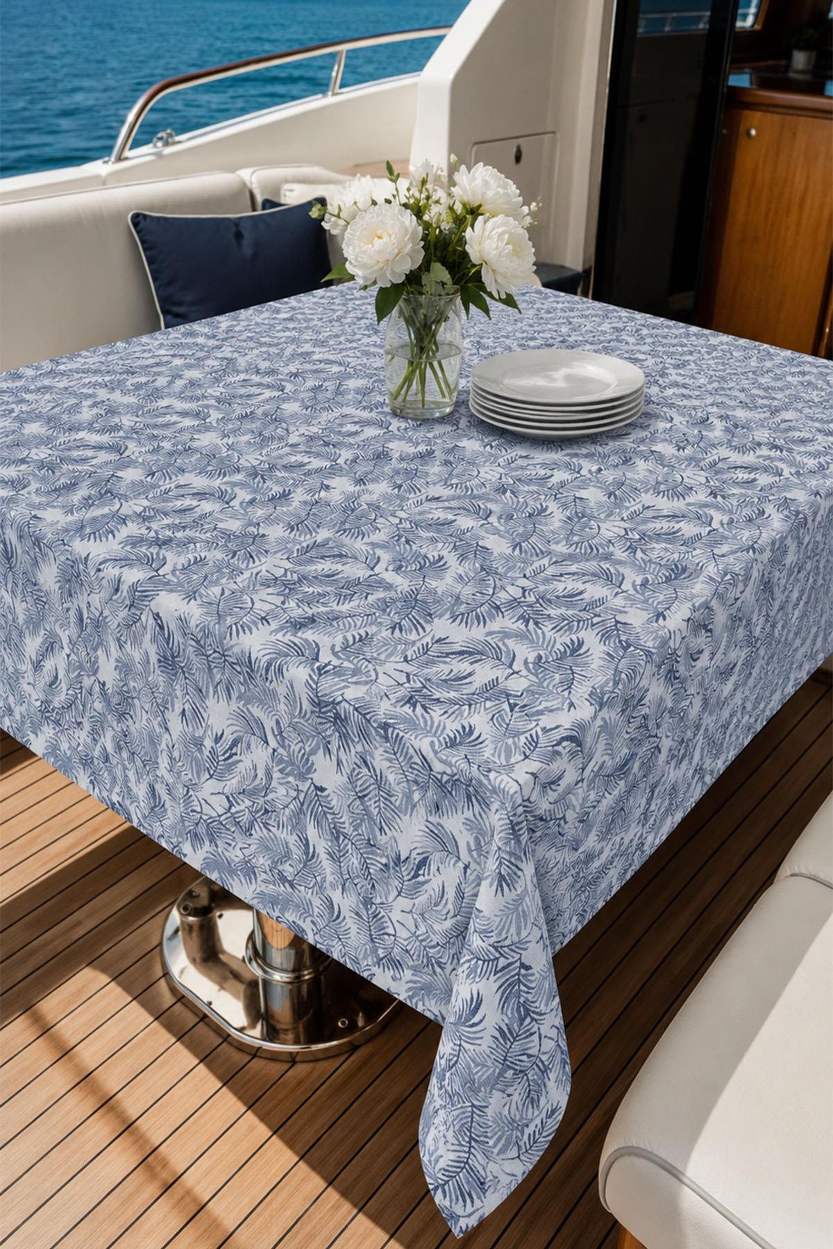 Sare Stain-Resistant Wrinkle-Free Square Tablecloth (100 x 100 cm)