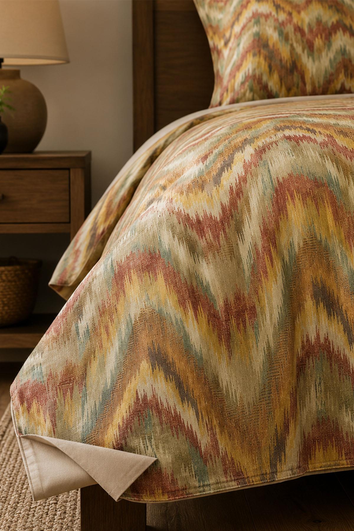 Varela 100% Cotton Twin 2-Piece Duvet Cover Set