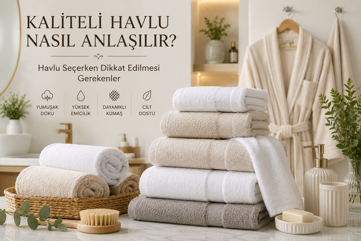 Kaliteli Havlu Nasıl Anlaşılır? Havlu Seçerken Dikkat Edilmesi Gerekenler