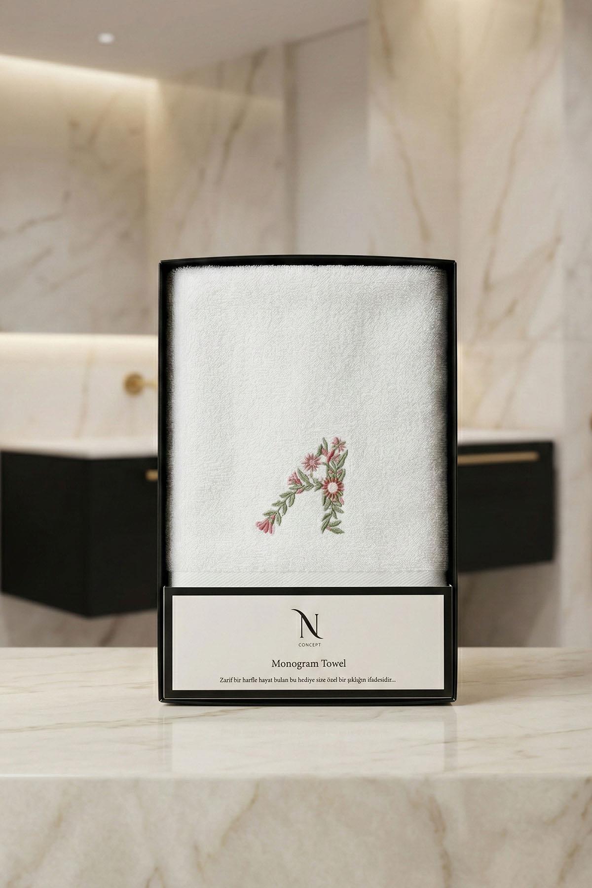 Monogrammed Bamboo Hand Towel (50 x 90 cm)