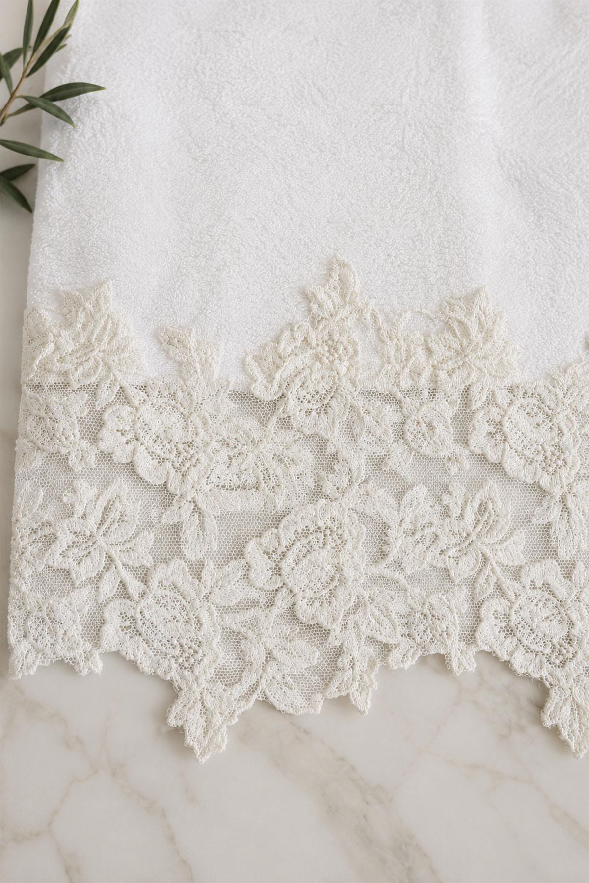 Öykü Lace Hand Towel (30 x 50 cm)