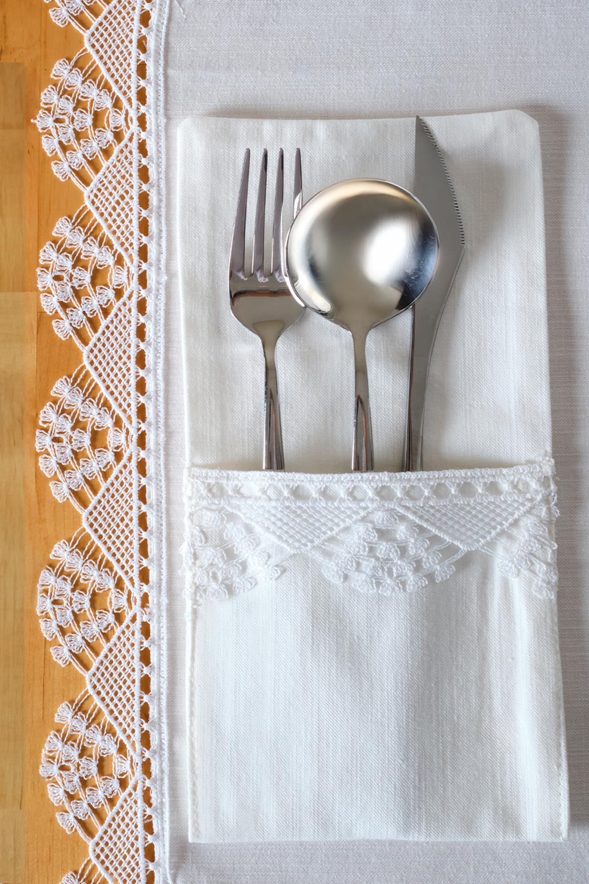 Elegant 4-Piece Stain-Resistant Spoon Tray